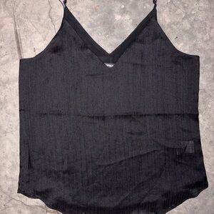 Express Black Camisole satin Top